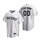 Colorado Rockies Customized Nike White Stitched MLB Cool Base Home Jersey,baseball caps,new era cap wholesale,wholesale hats